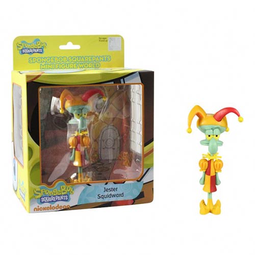 SpongeBob SquarePants Jester Squidward Mini-Figure World Series 1 Mini-Figure